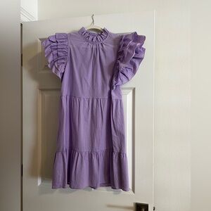 Maria Oliver lavender seer sucker dress